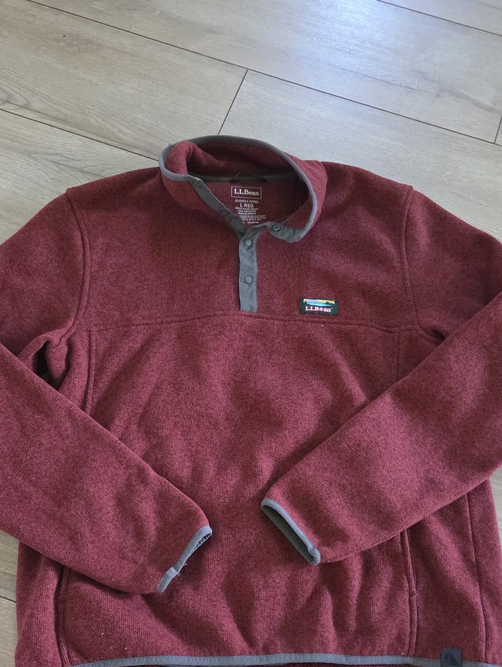 L.L. Bean Men's Pullover Fleece Sweater Size Large